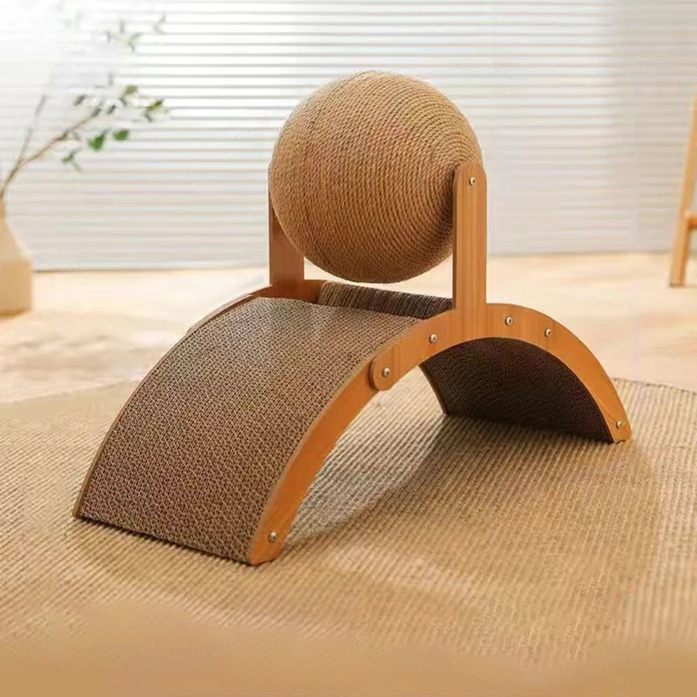 KATZELIEBE™ Kratzbaum für Katzen mit Sisalball