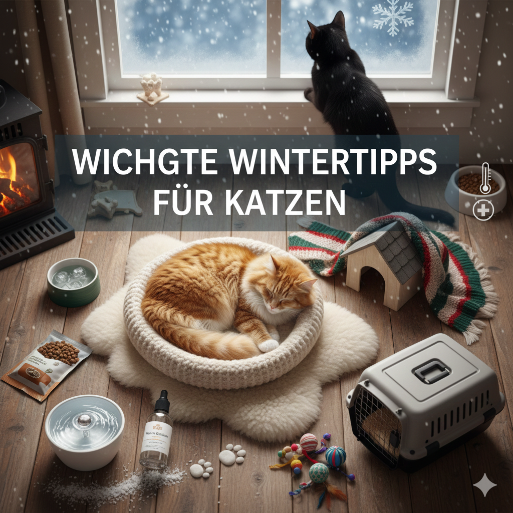 Wichtige Wintertipps für Katzen