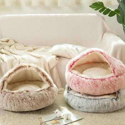 KATZELIEBE™ 2 in 1 Flauschiges katzenhöhle