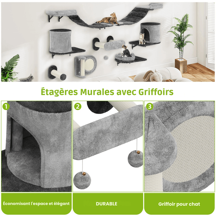 OASIS™ — Wand-Kletterwand für Katzen mit Komfort & Ruhe | Premium Wandmodule