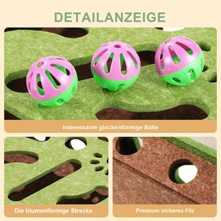 iInteraktives Katzenspielzeug mit Ballen