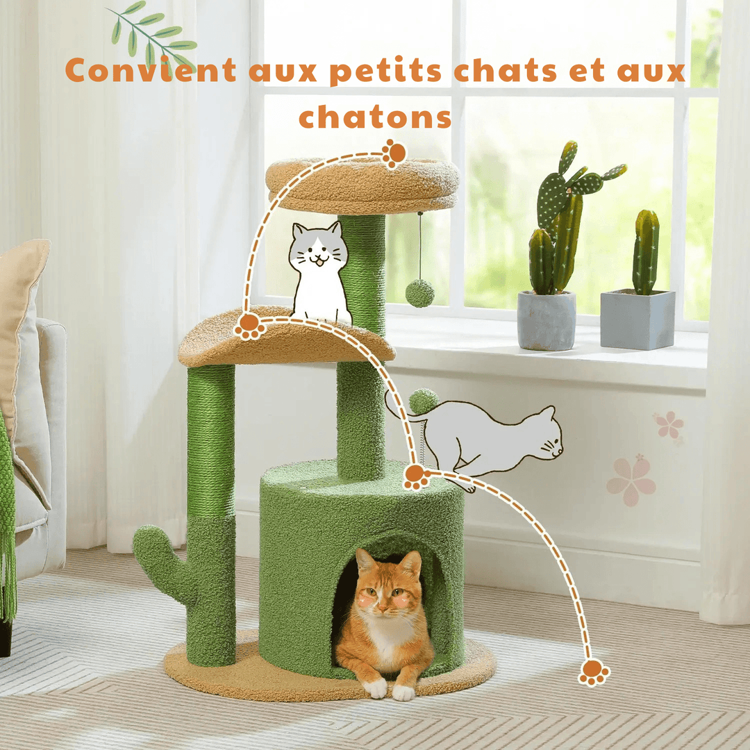 KATZELIEBE™ Katzen Kratzbaum – extra stabiler Kratzbaum für große Katzen
