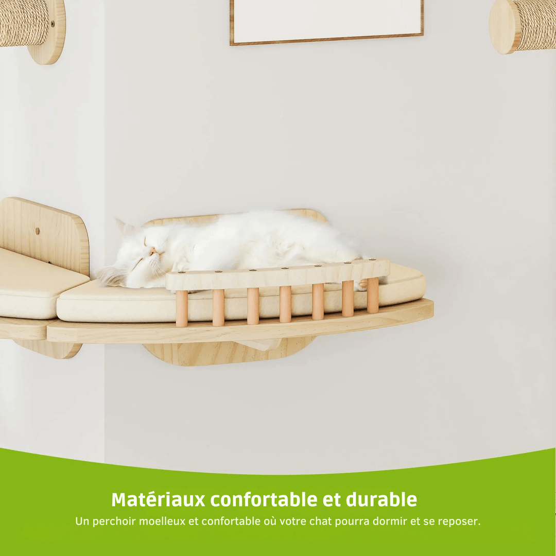 VERTEX™ — Moderner Katzen-Wandparcours im Design-Stil