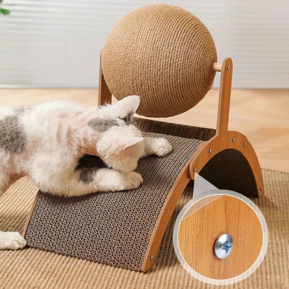 KATZELIEBE™ Kratzbaum für Katzen mit Sisalball