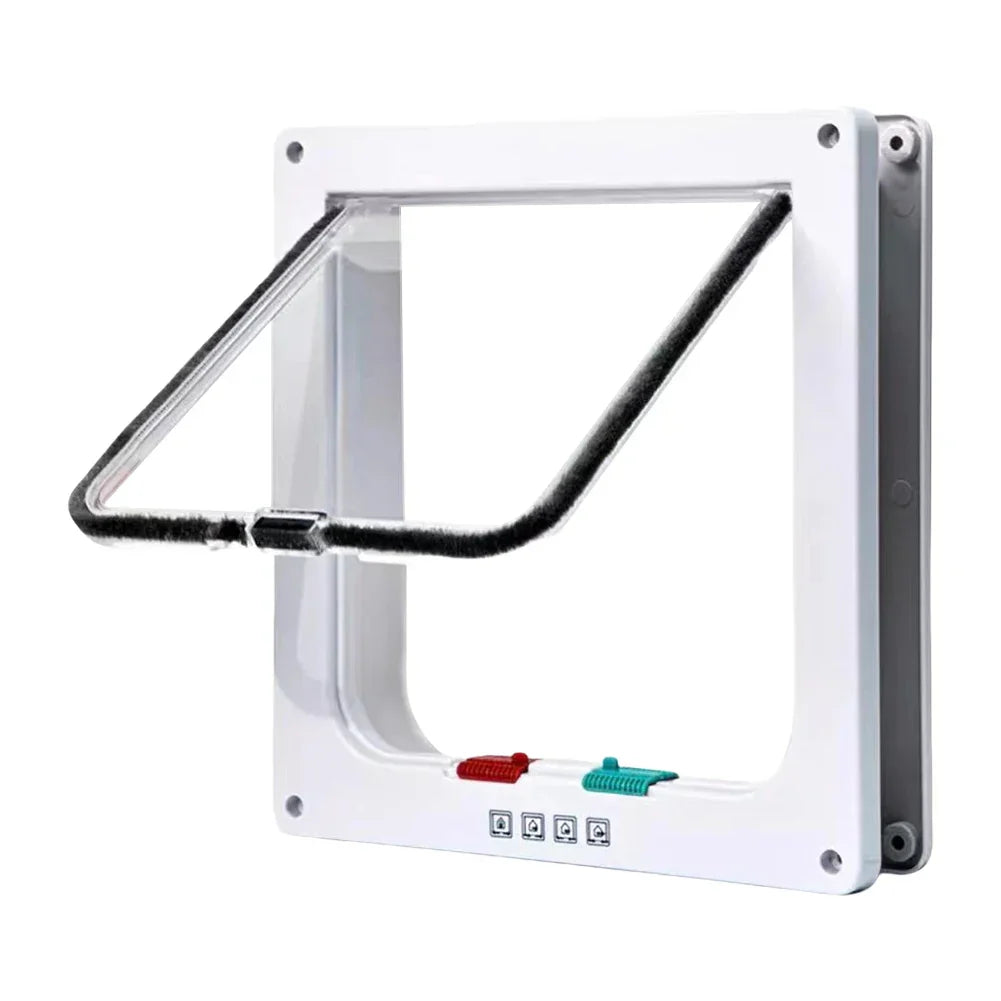 KATZELIEBE™ Magnetische Katzenklappe – Zugluftdicht & ideal für Türen & Fenster