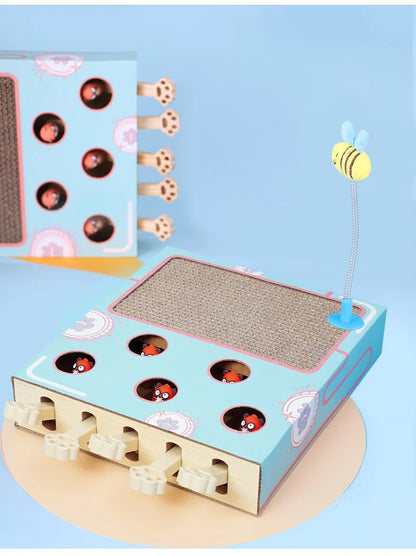 KATZELIEBE™ 3-in-1 Interaktives Katzenspielzeug