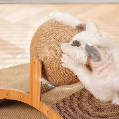 KATZELIEBE™ Kratzbaum für Katzen mit Sisalball