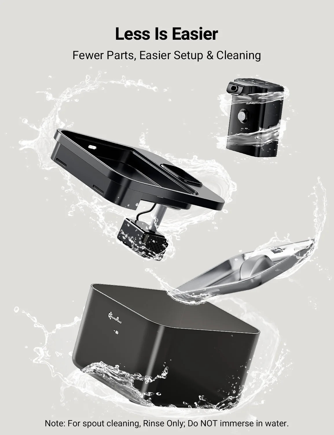 KATZELIEBE™ Keramik Katzenbrunnen – Elegant, hygienisch & flüsterleise