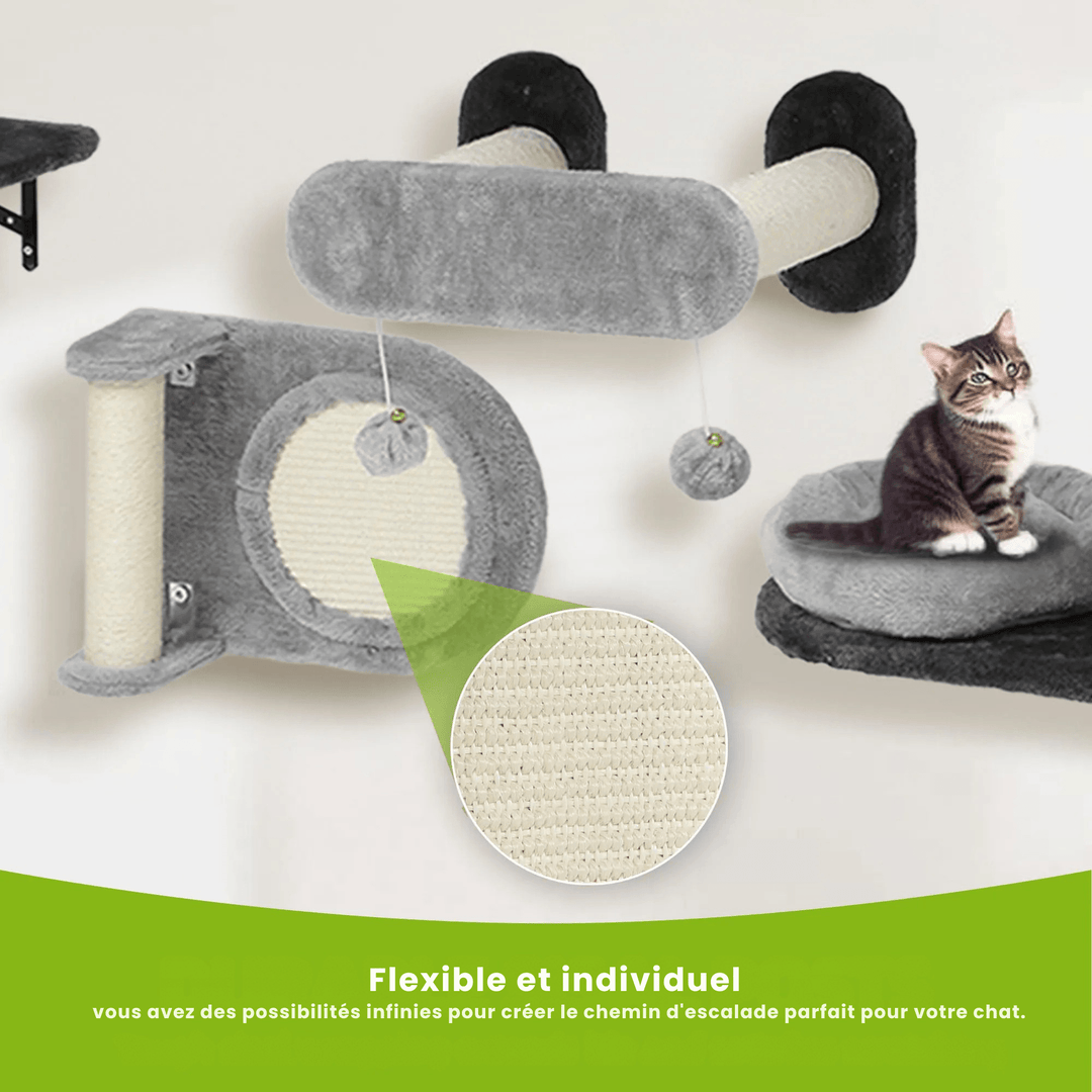 OASIS™ — Wand-Kletterwand für Katzen mit Komfort & Ruhe | Premium Wandmodule