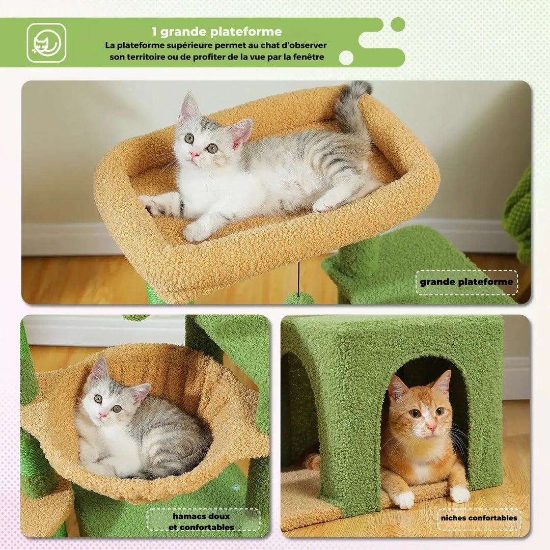 ALTITUDE™ — Katzenbaum Boden-Decke im minimalistischen Design