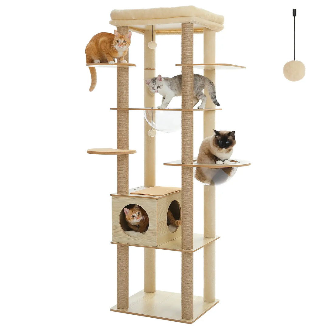 MANOIR™ — XXL Katzenbaum mit mehreren Ebenen