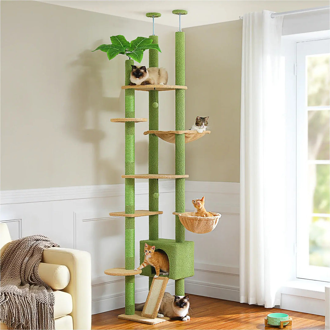 VÉGA™ — Katzenbaum mit Boden-Decken-Spannsystem