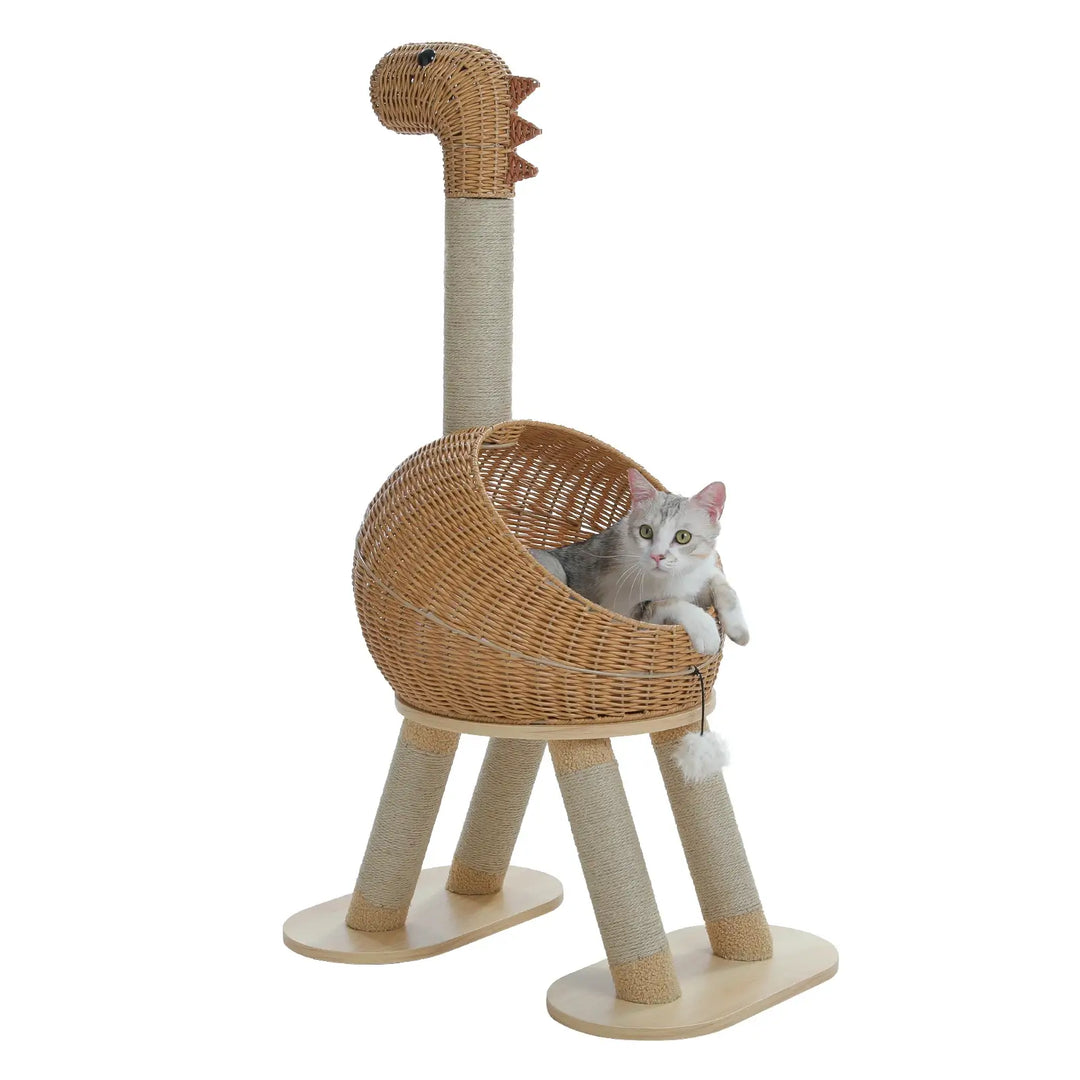 SAFARI™ — Rattan Katzenbaum Luxus – maximaler Komfort & hohe Stabilität