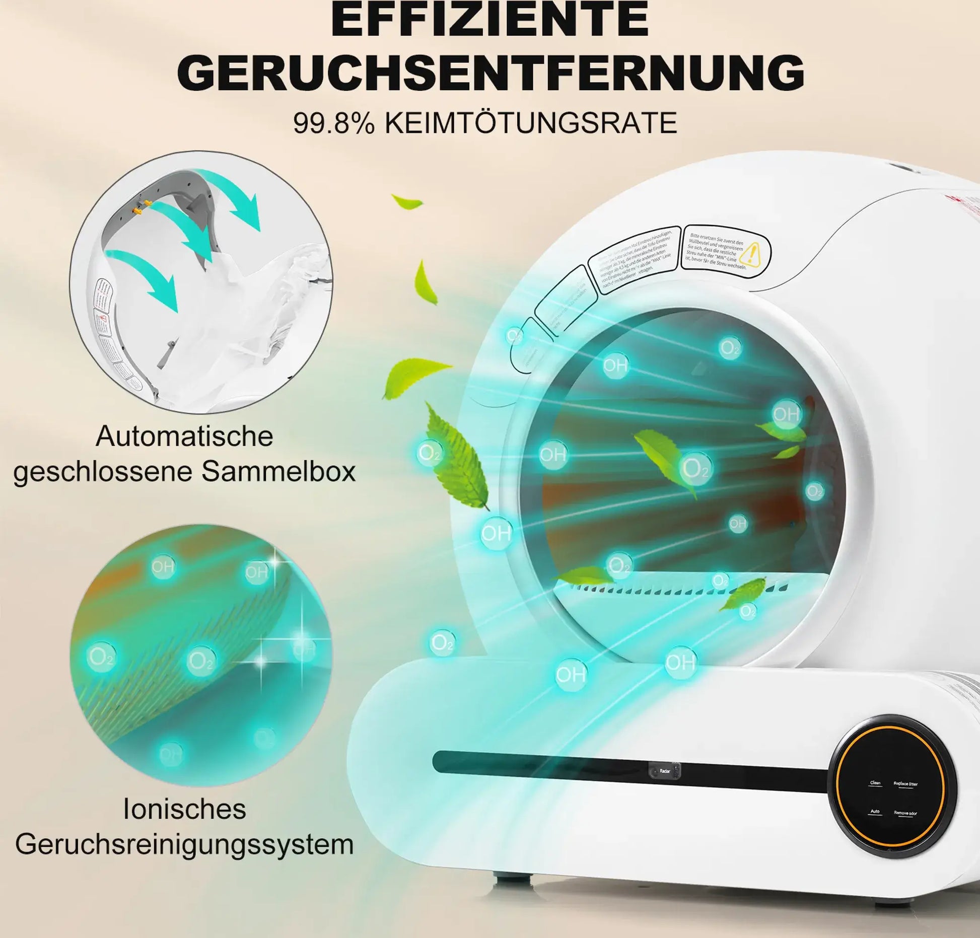 Katzenklo mit App-Steuerung – Kontrolle per Smartphone in Echtzeit
