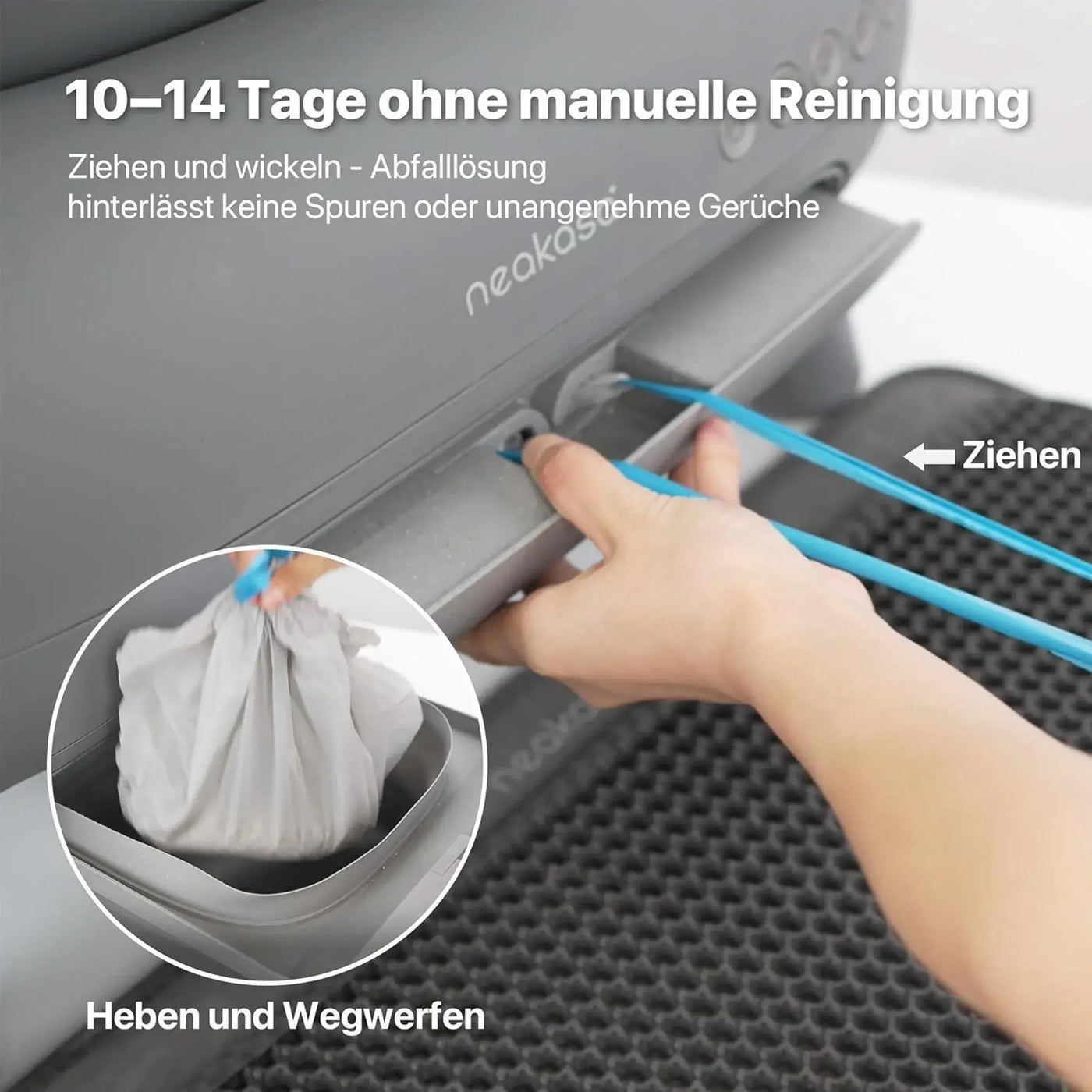 Smart Katzentoilette mit LCD-Display – automatische Reinigung & Geruchskontrolle