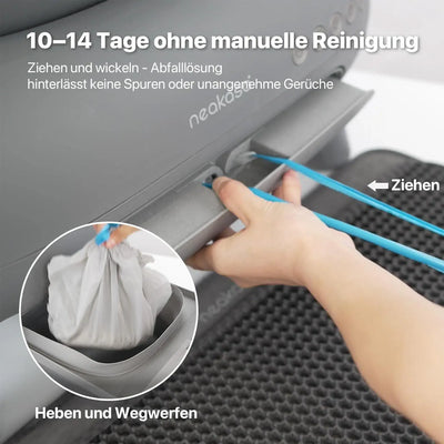 Smart Katzentoilette mit LCD-Display – automatische Reinigung & Geruchskontrolle