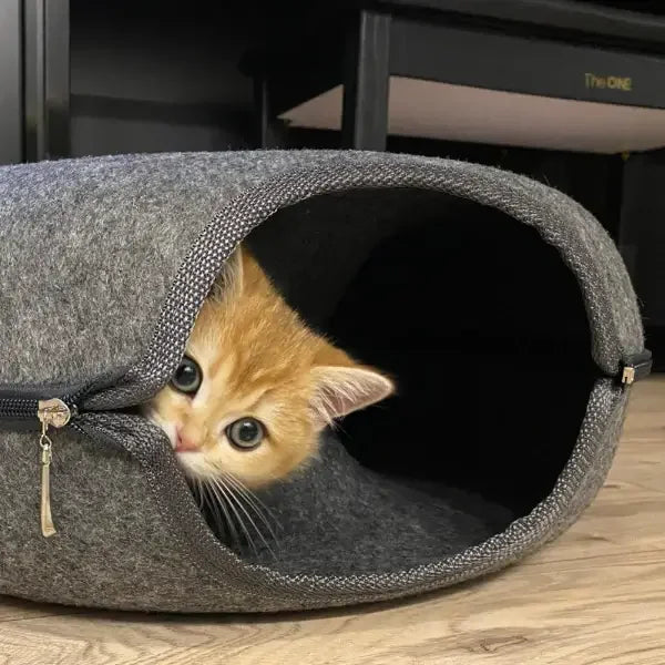 KATZELIEBE™ Katzenspielzeug katzentunnel
