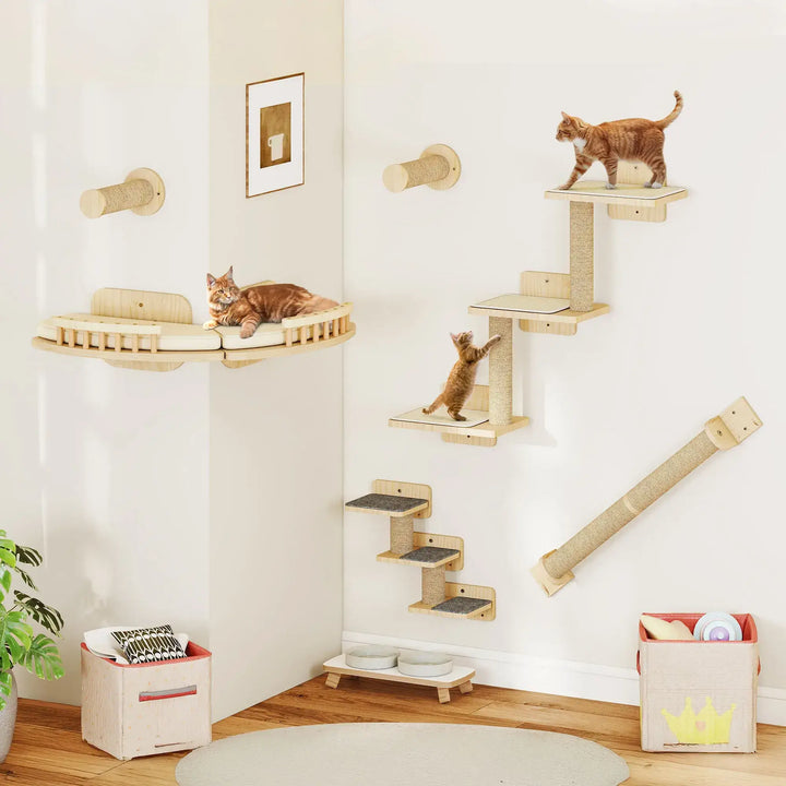 VERTEX™ — Moderner Katzen-Wandparcours im Design-Stil