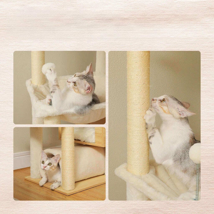 VÉGA™ — Katzenbaum mit Boden-Decken-Spannsystem